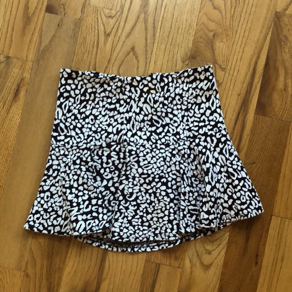 Guess cheetah mini skirt